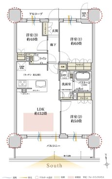 ワコーレ池田新町レジデンス 間取り B type