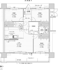 アーデント黒石 間取り D TYPE