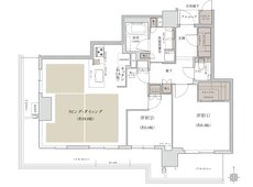 ジオタワー宝塚 グランレジス 間取り S-80U TYPE[南棟]