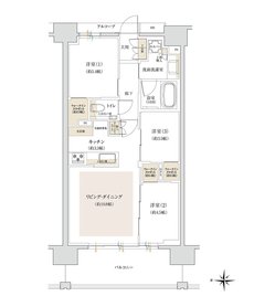 ジオ三鷹下連雀 間取り Dタイプ