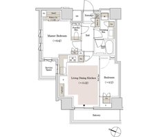パークホームズ文京白山ヒルテラス 間取り Dタイプ
