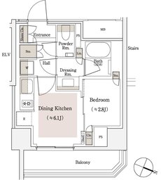 パークホームズ文京白山ヒルテラス 間取り Eタイプ