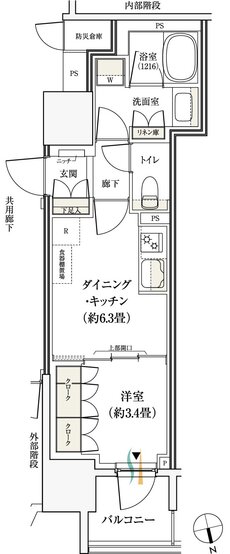 パークホームズ船橋 間取り 30Gタイプ