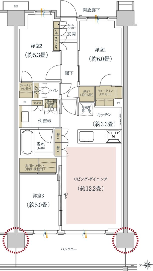 GREEN TOKYO PROJECT 間取り A8 type