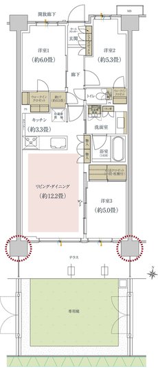 GREEN TOKYO PROJECT 間取り A7g type