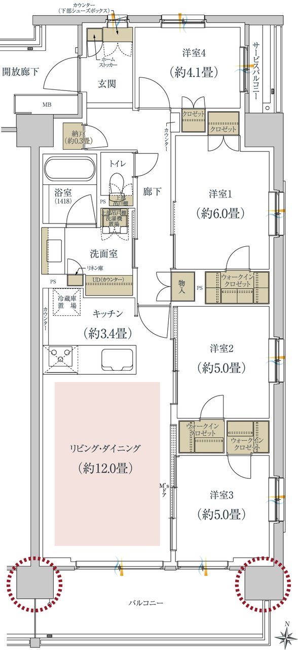 GREEN TOKYO PROJECT 間取り B5 type