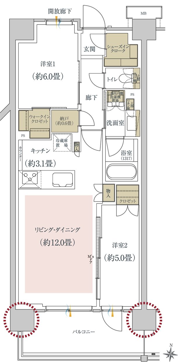 GREEN TOKYO PROJECT 間取り B1 type