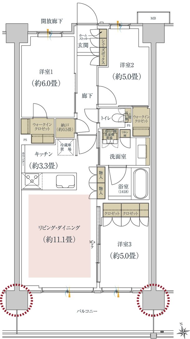 GREEN TOKYO PROJECT 間取り B3 type