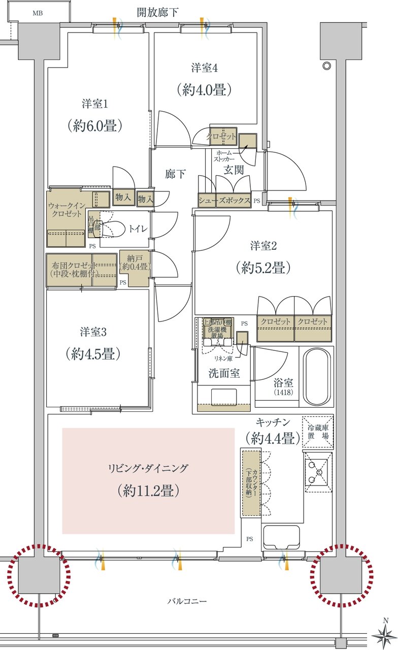 GREEN TOKYO PROJECT 間取り A4 type