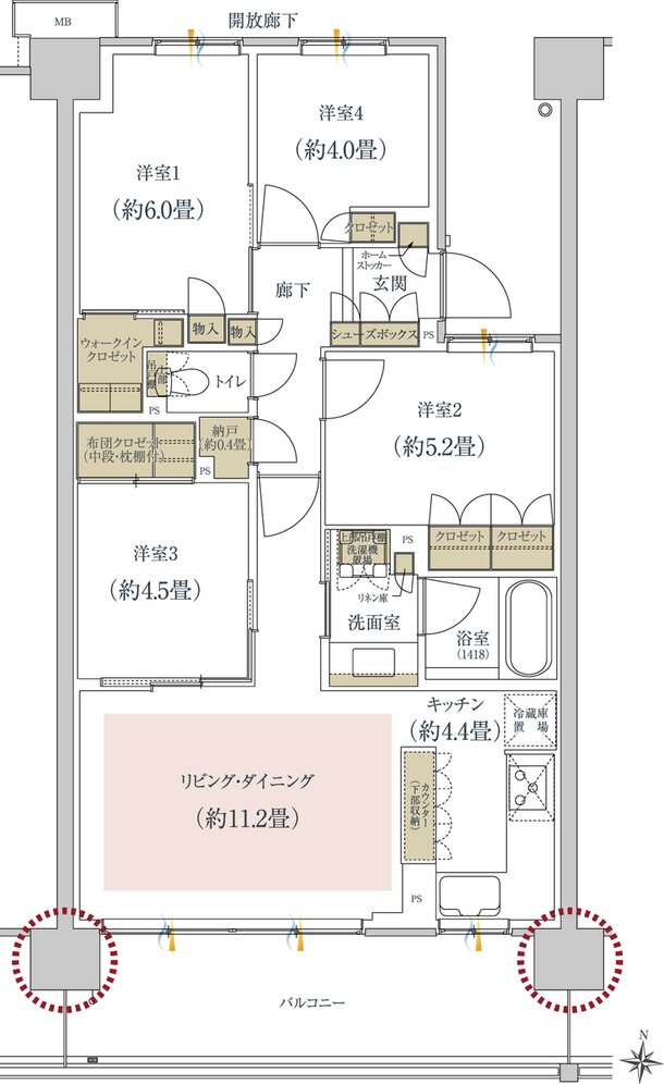 GREEN TOKYO PROJECT 間取り A4 type