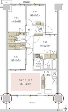 GREEN TOKYO PROJECT 間取り A4 type