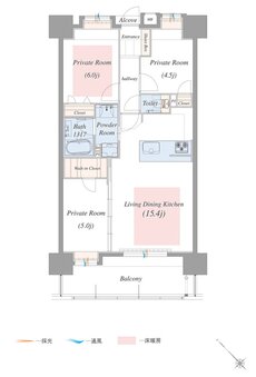 アルバガーデン佐賀城東 間取り Cタイプ