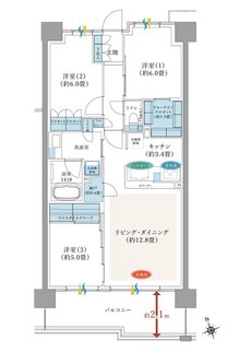 TOKYO LINK WITH TOWN PROJECT(東京リンクウィズタウンプロジェクト） 間取り A9 type