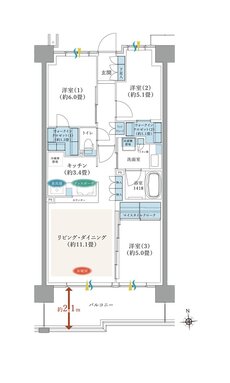 TOKYO LINK WITH TOWN PROJECT(東京リンクウィズタウンプロジェクト） 間取り D6 type
