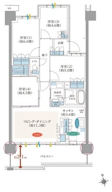 TOKYO LINK WITH TOWN PROJECT(東京リンクウィズタウンプロジェクト） 間取り C7 type