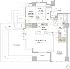 プラウド自由が丘ヒルトップ 間取り Er type