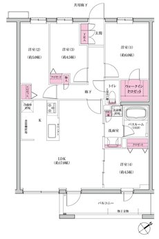 シンビエンス世田谷尾山台 間取り C type