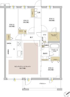シンビエンス世田谷尾山台 間取り C type