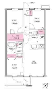 シンビエンス世田谷尾山台 間取り D type