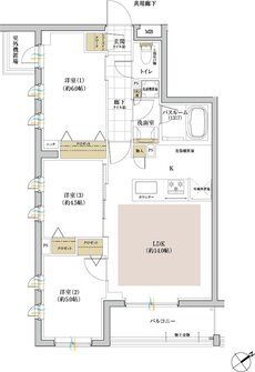 シンビエンス世田谷尾山台 間取り H type