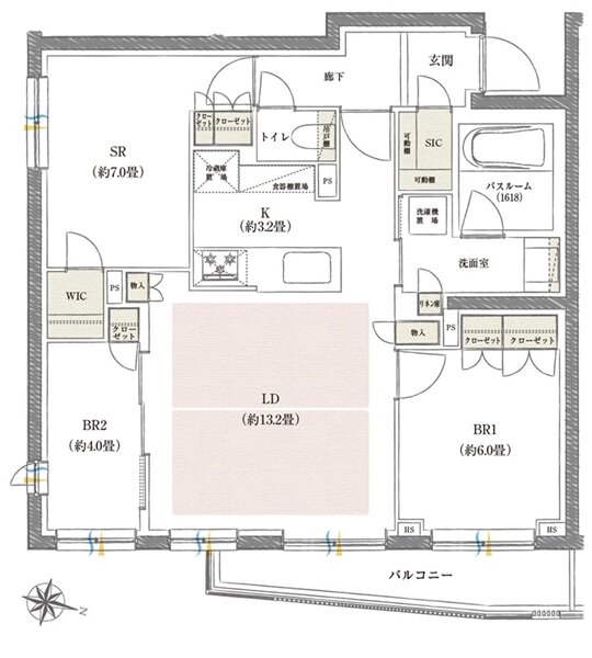 イノバス代々木 間取り Aタイプ