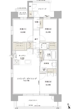 プレイズ小牧 間取り A type