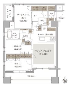 Brillia(ブリリア) 三鷹禅林寺通り 間取り A1 type
