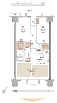 サンクレイドル東大宮IV 間取り D type