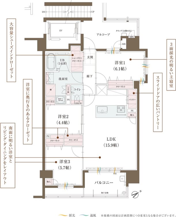 ネオ・プレイス金屋町 ザ・ハウス 間取り D TYPE
