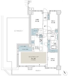 パークホームズたまプラーザ　ヒルサイドコート 間取り Nタイプ