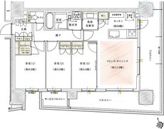 プレシス熊谷末広 間取り Aタイプ