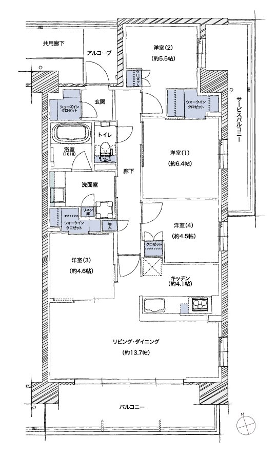 シエリアシティ ナゴヤドーム前矢田 間取り SP type