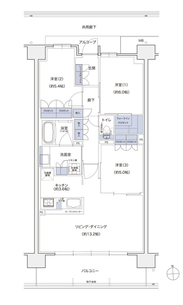 シエリアシティ ナゴヤドーム前矢田 間取り SE type