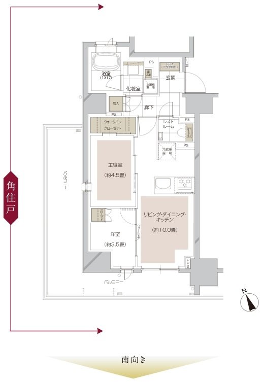 ピアース大井仙台坂Hill Top 間取り C type