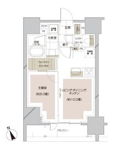ピアース大井仙台坂Hill Top 間取り E type