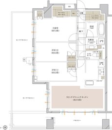 ピアース宮前平レジデンス 間取り R type［第1期2次］