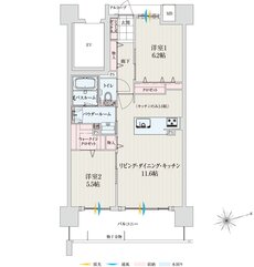 アルファステイツ桜通り十文字 間取り B type