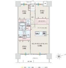 アルファステイツ桜通り十文字 間取り C type