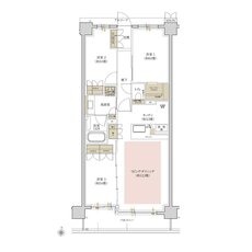 ローレルコート瑞穂汐路 ザ・レジデンス 間取り Bタイプ