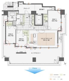 Theフローレンス比治山本町 間取り Dタイプ