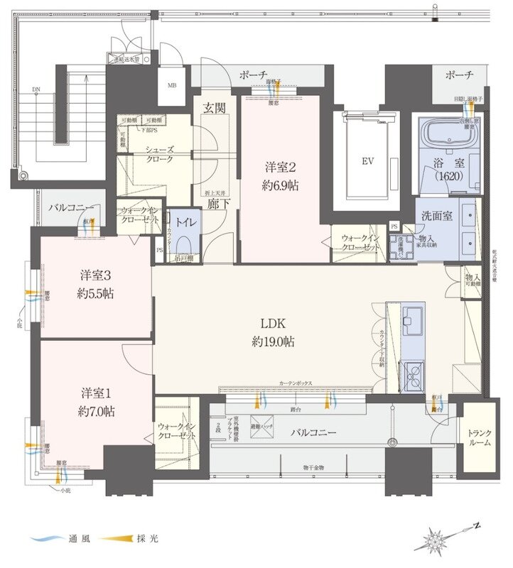 エイル上荒田の杜 間取り Fタイプ