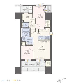 エイル上荒田の杜 間取り Dタイプ