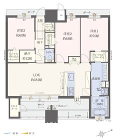 エイル上荒田の杜 間取り Gタイプ