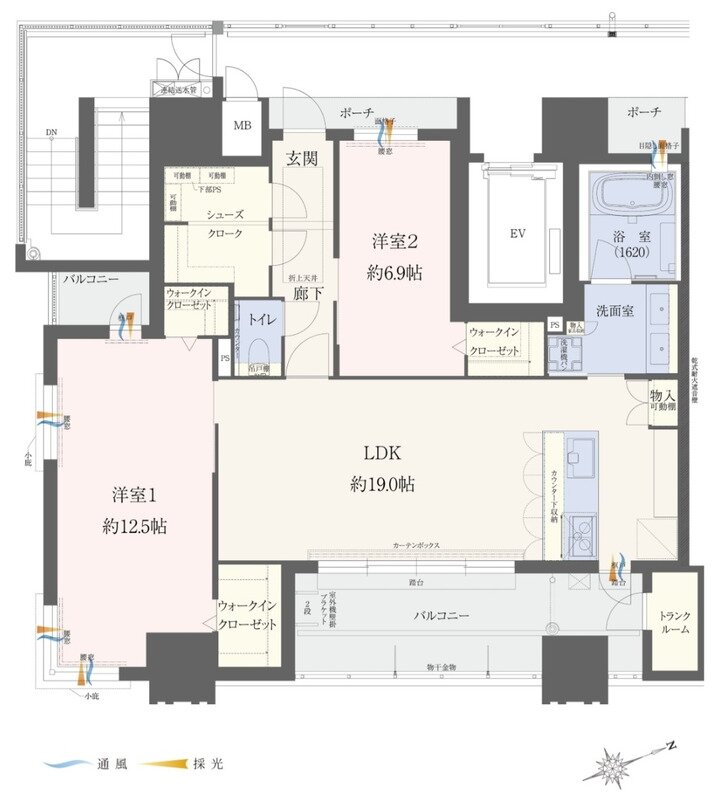 エイル上荒田の杜 間取り Fタイプ MenuPlan