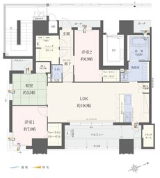 エイル上荒田の杜 間取り Fタイプ 有償プラン2