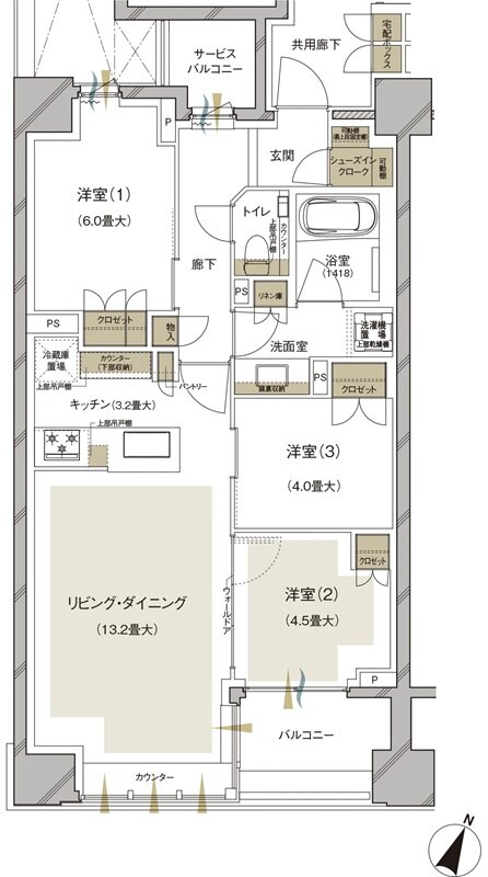 ブランズ護国寺富士見坂 間取り C type