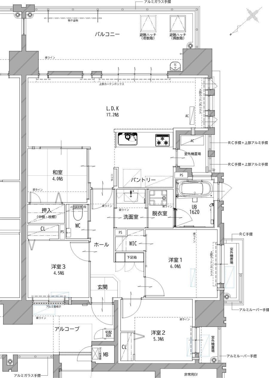 リヴィエールタワー下関海峡ヴィラ 間取り A TYPE