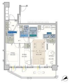 エクセレントシティ平井 ザ・レジデンス 間取り B type