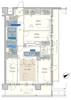 エクセレントシティ平井 ザ・レジデンス 間取り Jr type