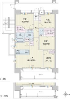 トラストレジデンス鳥栖古野町 間取り A TYPE